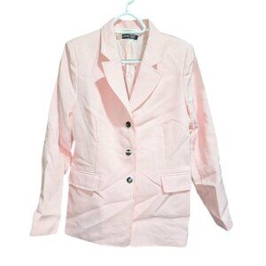*3 FOR $9* Shein Oversized Long Sleeve Pastel Button Front Blazer Jacket Coat 4